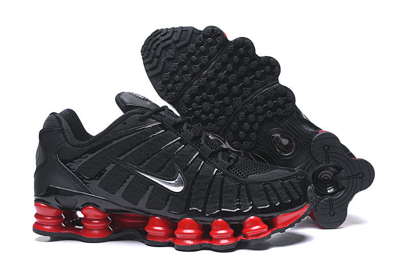 TÊNIS NIKE SHOX TL OFF BLACK/ RED - 12 MOLAS