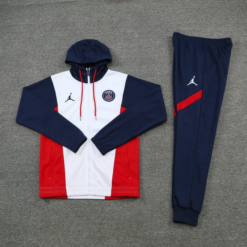 Conjunto PSG – Jordan – Branco x Azul x Vermelho