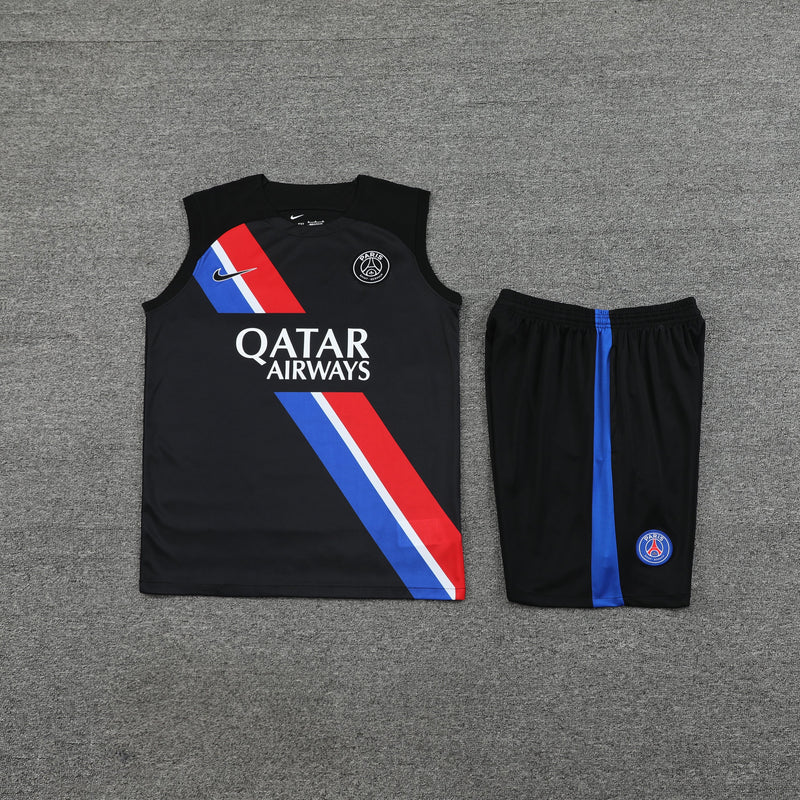 Kit Camisa Regata e Short PSG 23/24