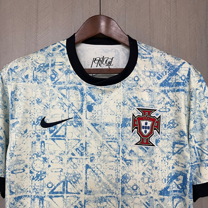 Camisa Portugal Away 24/25 s/n° Torcedor Nike Masculino - Azul claro