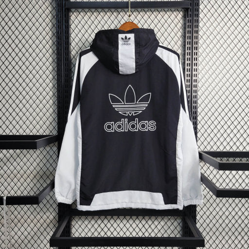 Corta Vento Adidas  Masculina - Preta e Branca