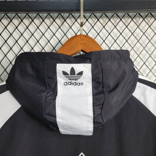 Corta Vento Adidas  Masculina - Preta e Branca