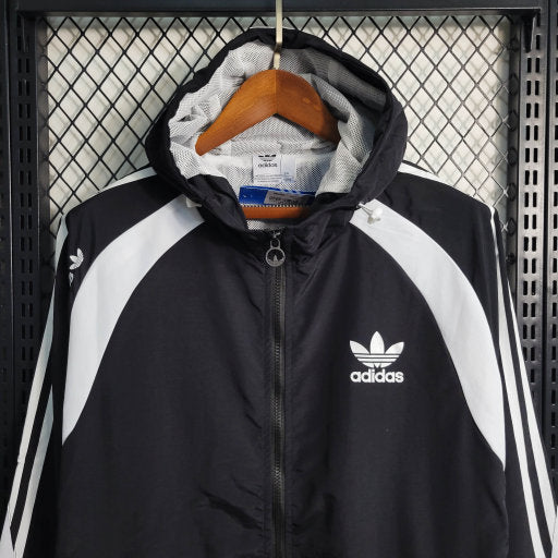 Corta Vento Adidas  Masculina - Preta e Branca