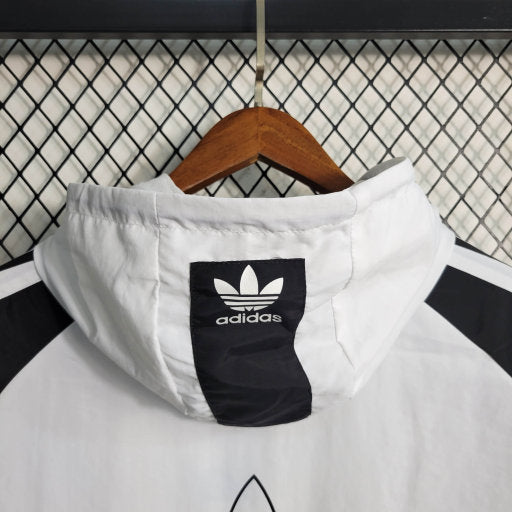 Corta Vento Adidas Masculina - Branca e Preta