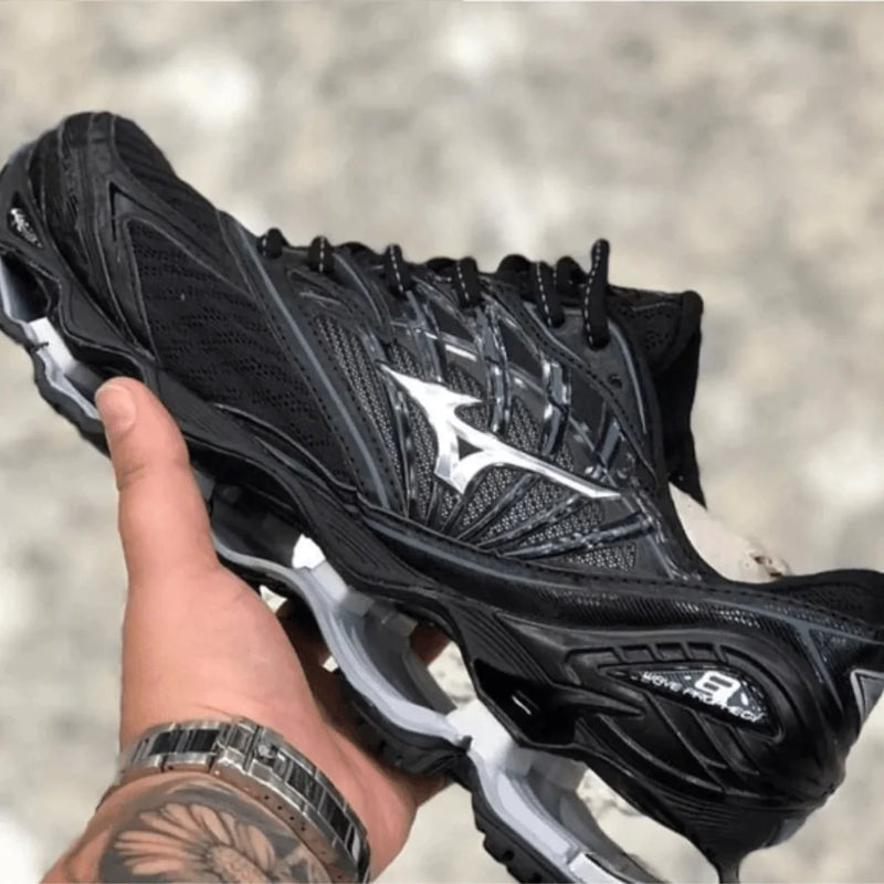 Tênis Mizuno Prophecy 8 Preto e Cinza