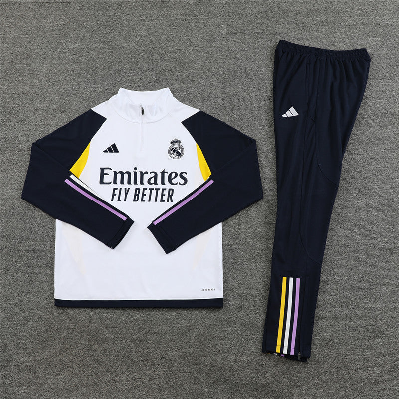 Conjunto Meio Ziper Real Madrid 23/24