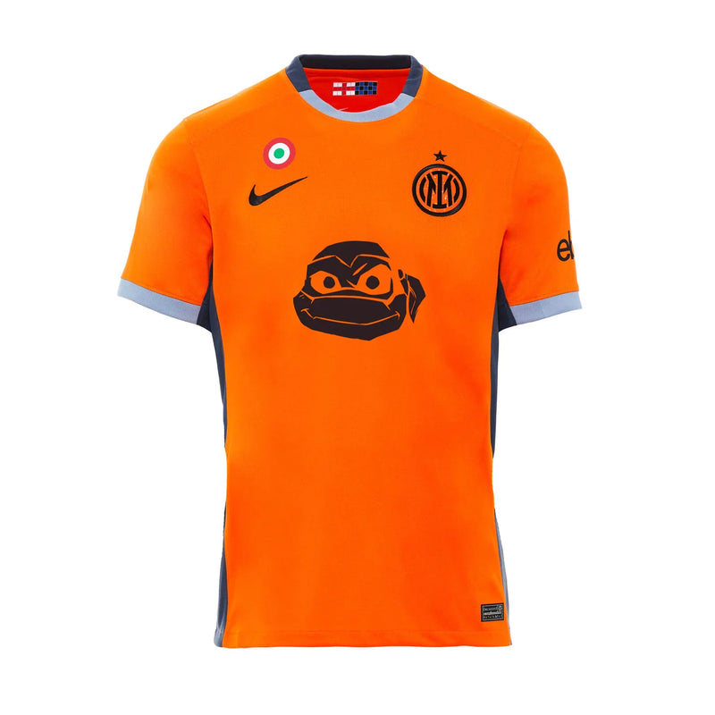 Camisa da Inter de Milão Third Edição Tartarugas Ninja 2024 - Laranja