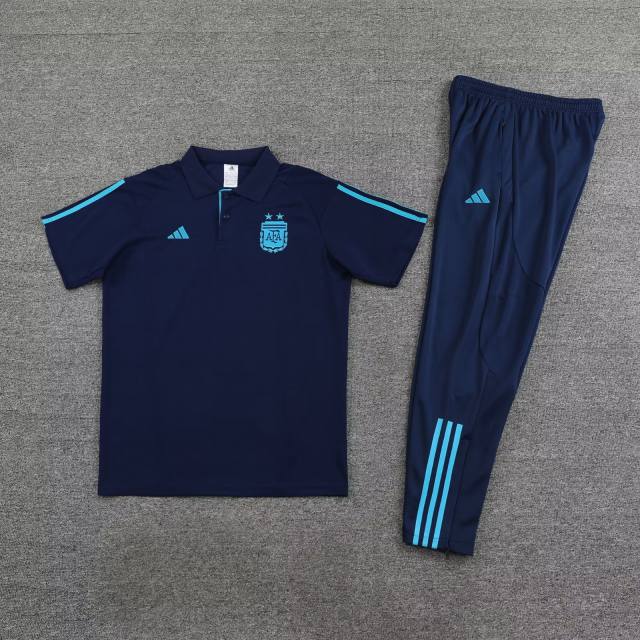 Conjunto Polo Azul Argentina