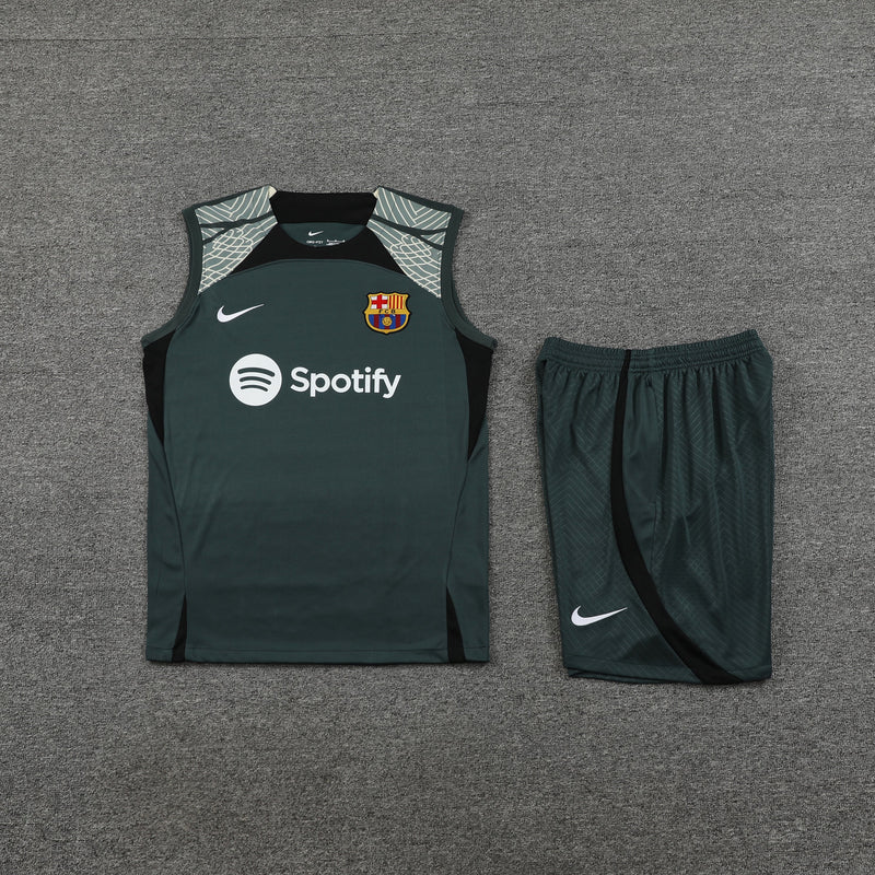 Kit Camisa Regata e Short Barcelona 23/24