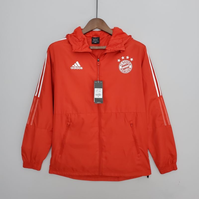 Corta Vento Bayern de Munique Vermelho e Branco