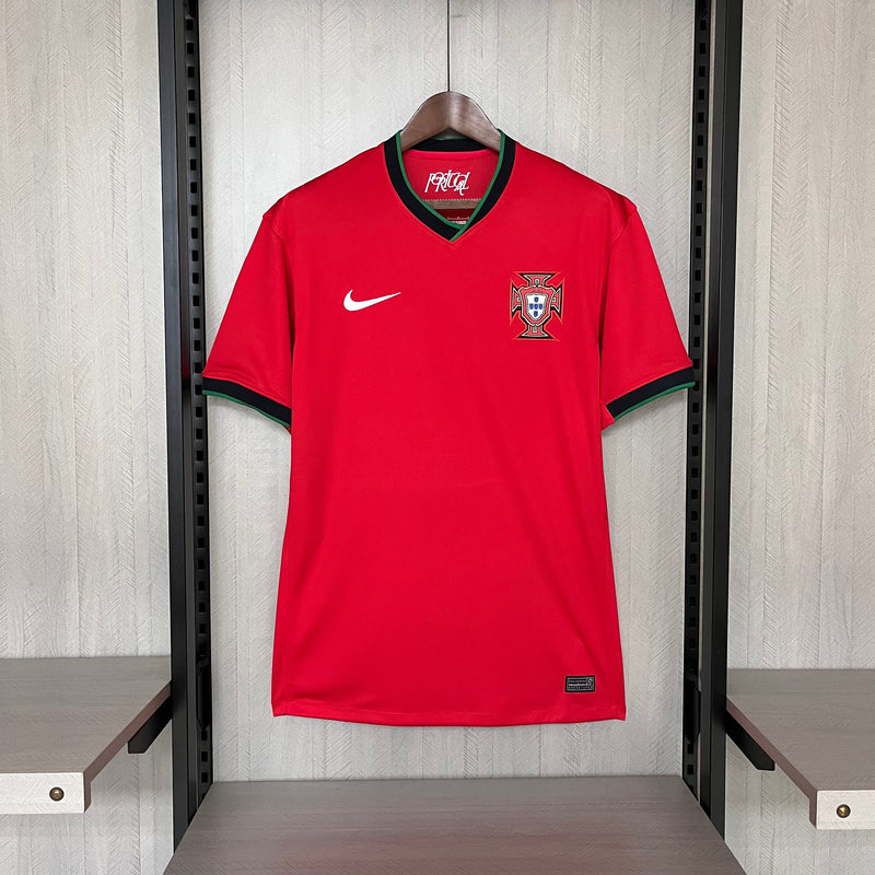 Camisa Portugal Home 24/25 s/n° Torcedor Nike Masculino - Vermelho