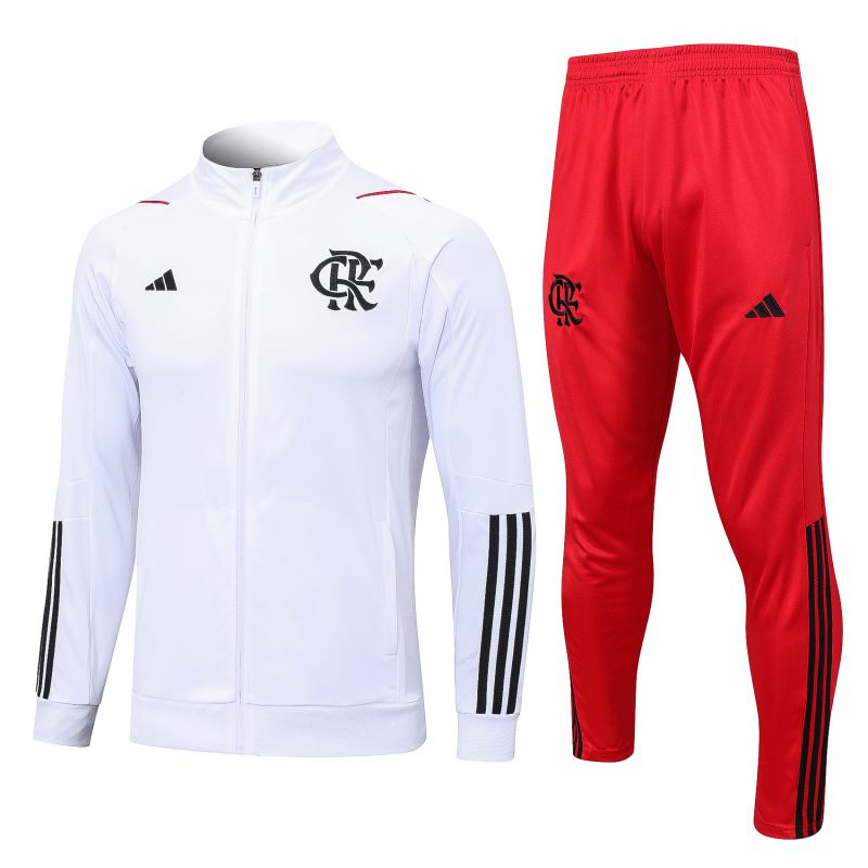 Conjunto Branco Flamengo Pré Jogo 23/24