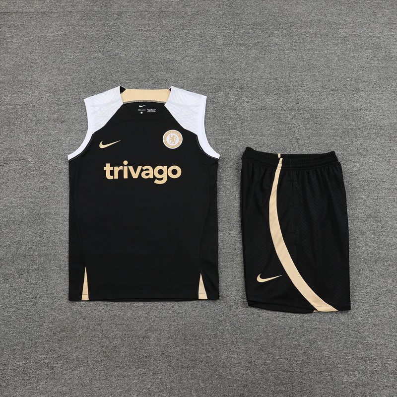 Kit Camisa Regata e Short Chelsea 23/24