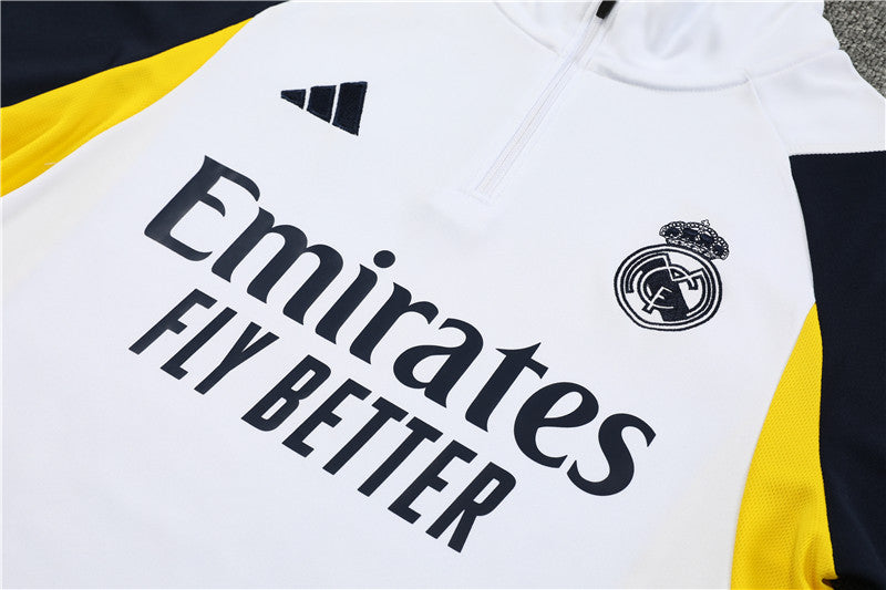 Conjunto Meio Ziper Real Madrid 23/24