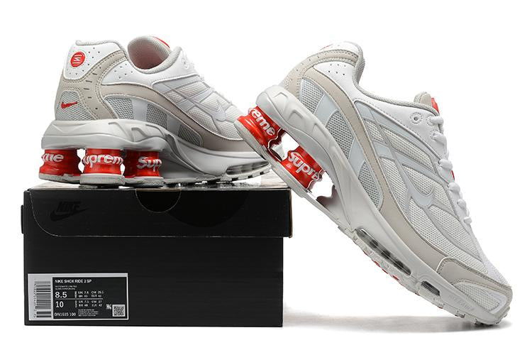 TÊNIS NIKE SHOX RIDE 2 X SUPREME OFF WHITE