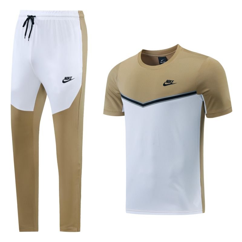 Kit Camisa e Calça Nike Cinza Caramelo