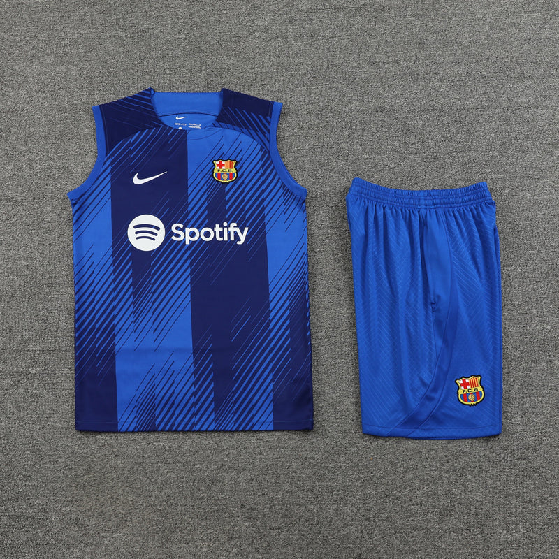 Kit Camisa Regata e Short Barcelona 23/24