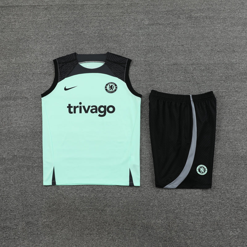 Kit Camisa Regata e Short Chelsea 23/24