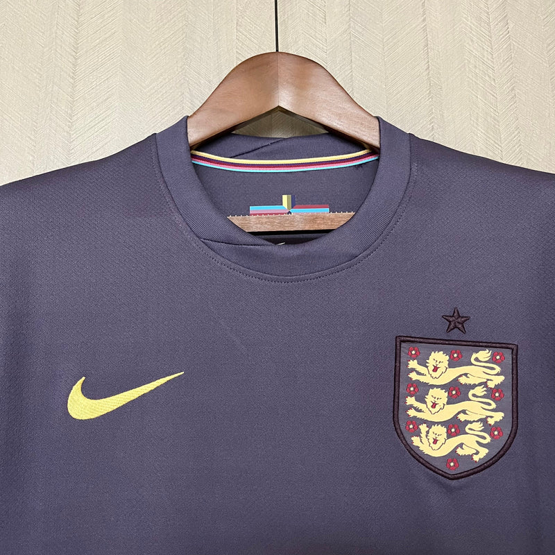 Camisa Inglaterra Away 24/25 s/n° Torcedor Nike Masculino - Preta