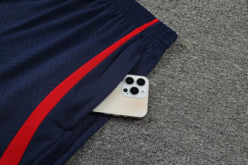 Kit Camisa Regata e Short PSG Branca e Azul 23/24