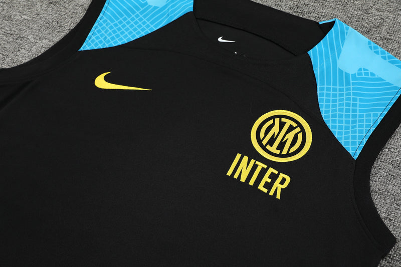 Kit Camisa Regata e Short Inter de Milão 23/24