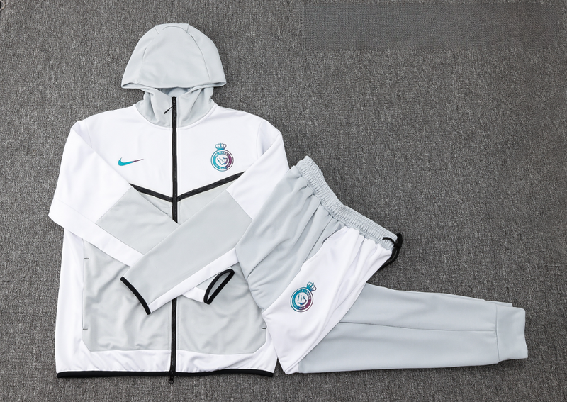 Conjunto Nike Tech Fleece Branco Al Nassr