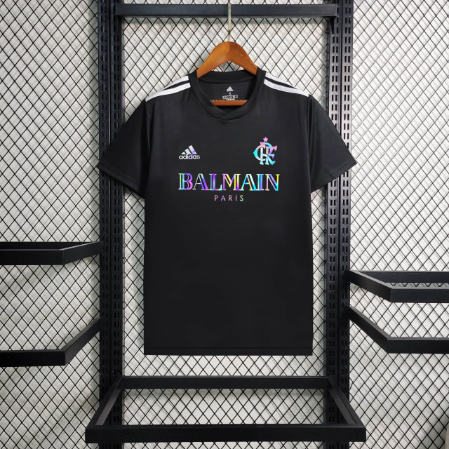 Camisa do Flamengo Edição Balmain 2024-2025 s/n Torcedor Masculino - Refletiva