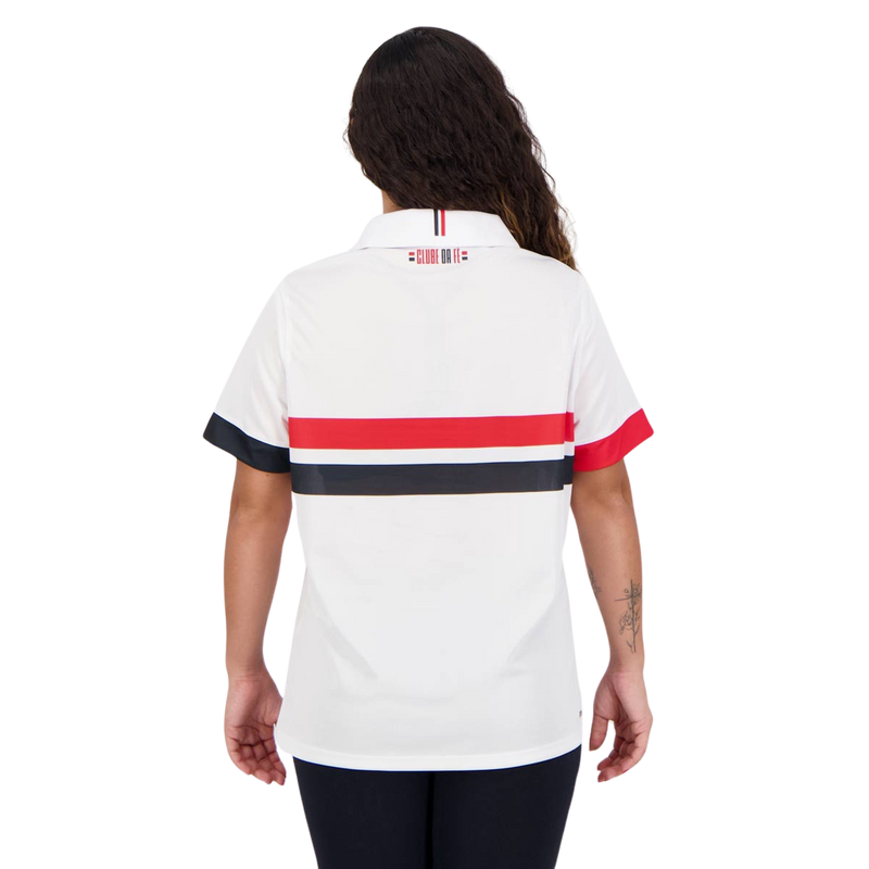 Camisa Feminina São Paulo I 24/25 - Branca