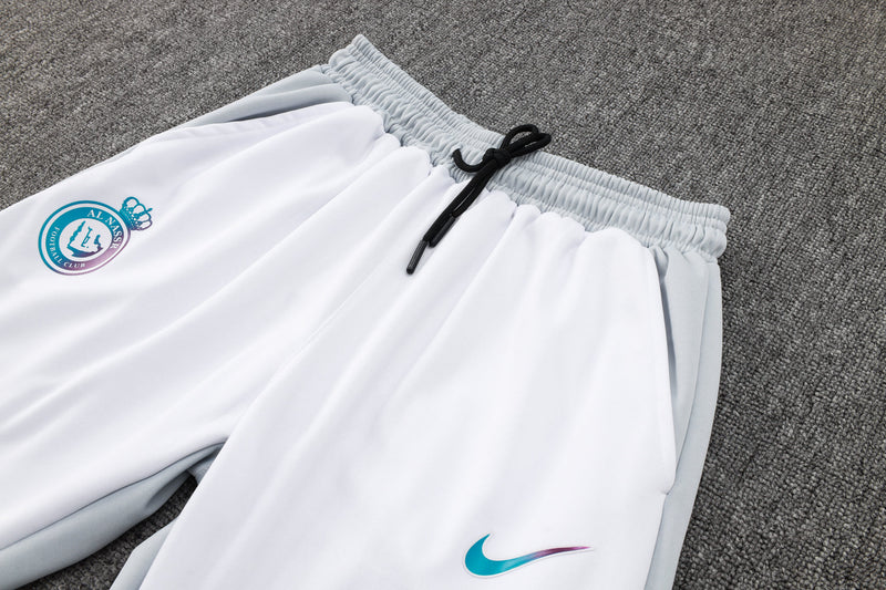 Conjunto Nike Tech Fleece Branco Al Nassr