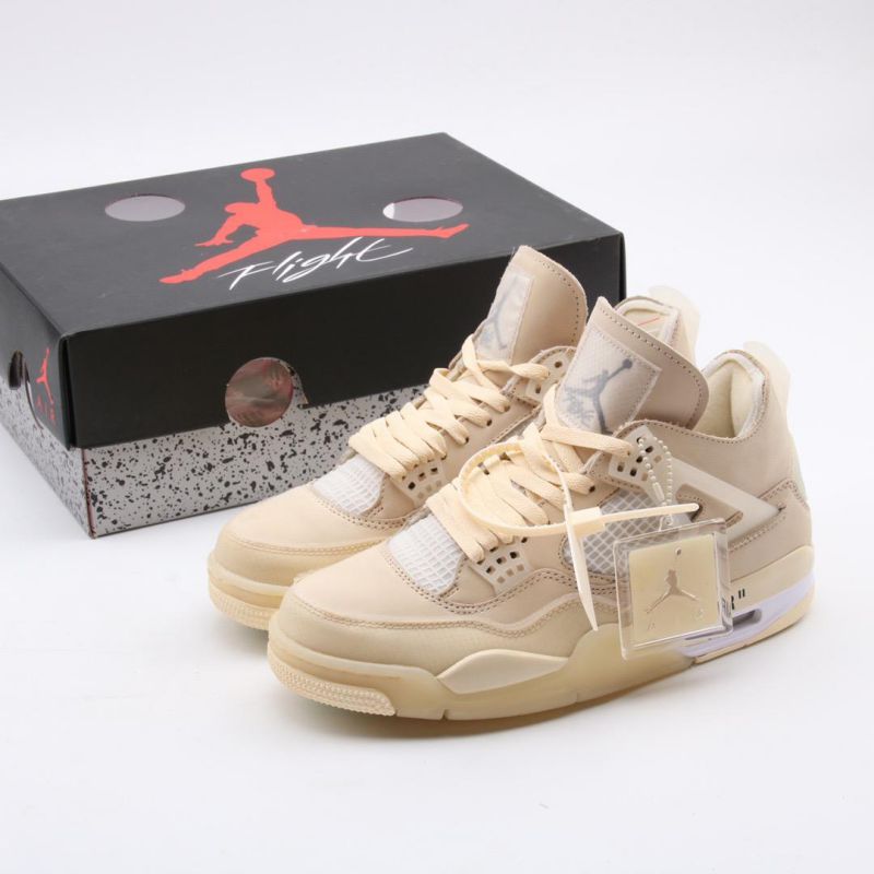 TÊNIS NIKE AIR JORDAN 4 OFF WHITE SAIL