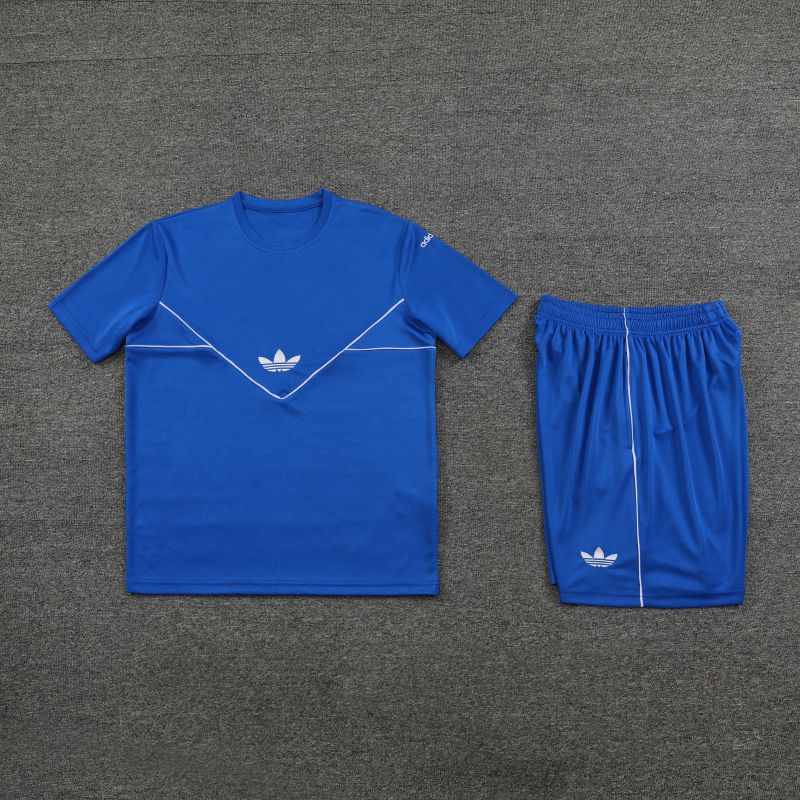 Kit Camisa e Short Adidas Azul