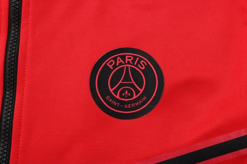 Conjunto PSG Tech Fleece Vermelho x Preto