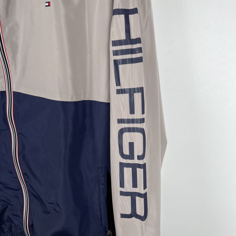 Corta Vento Tommy Hilfiger Azul e Cinza