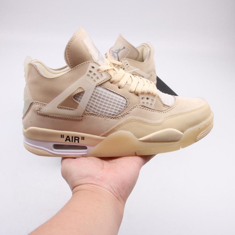 TÊNIS NIKE AIR JORDAN 4 OFF WHITE SAIL