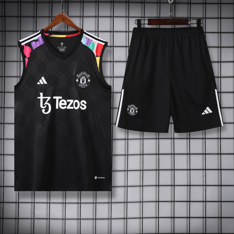 Kit Camisa Regata e Short Manchester United 23/24