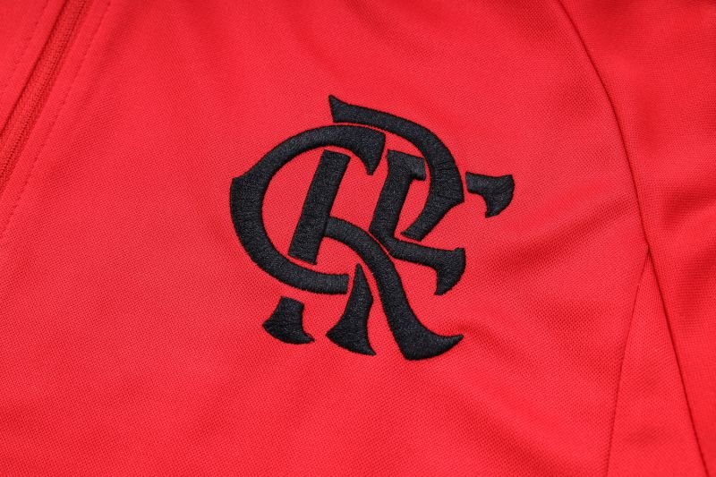 Conjunto Vermelho Flamengo Pré Jogo 23/24 – Ziper Total