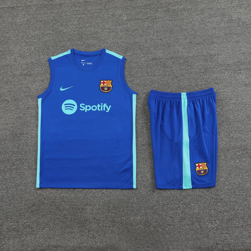 Kit Camisa Regata e Short Barcelona 23/24