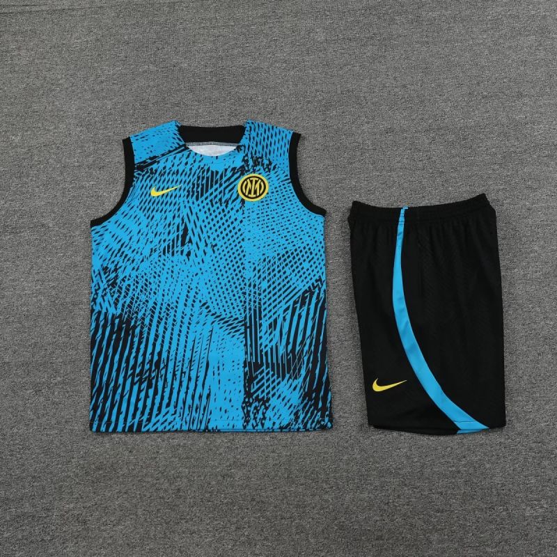 Kit Camisa Regata e Short Inter de Milão 23/24