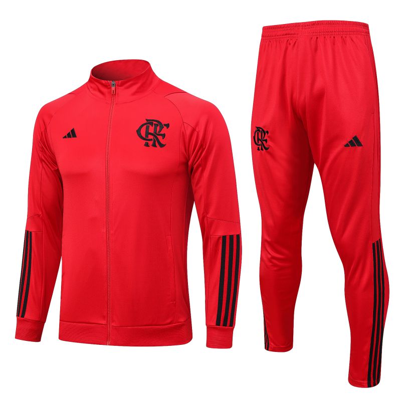 Conjunto Vermelho Flamengo Pré Jogo 23/24 – Ziper Total