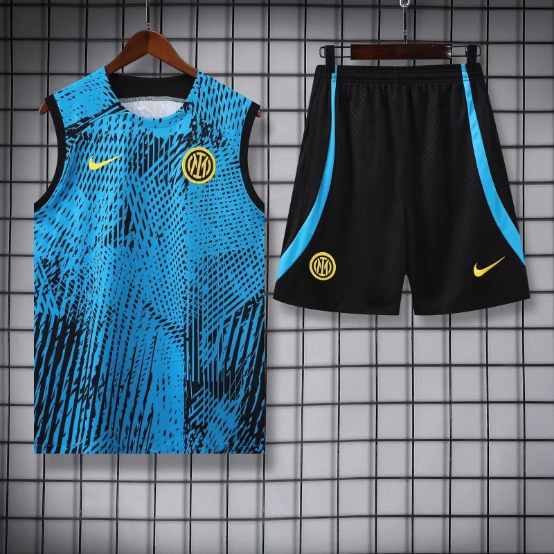 Kit Camisa Regata e Short Inter de Milão 23/24