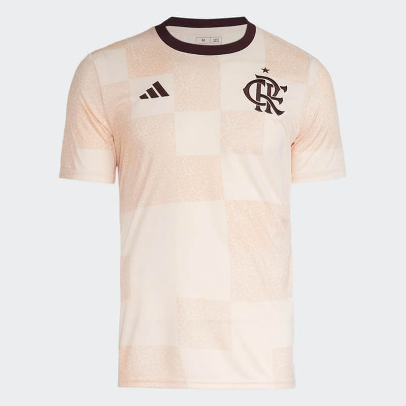 Camisa do Flamengo Pré Jogo 24/25 - Bege