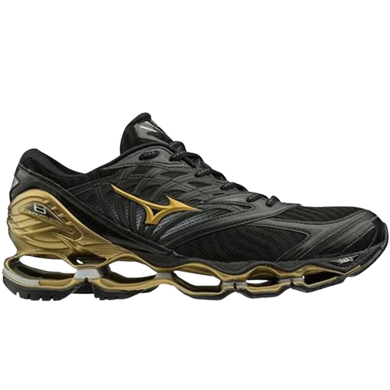 Tênis Mizuno Prophecy 8 Preto e Dourado