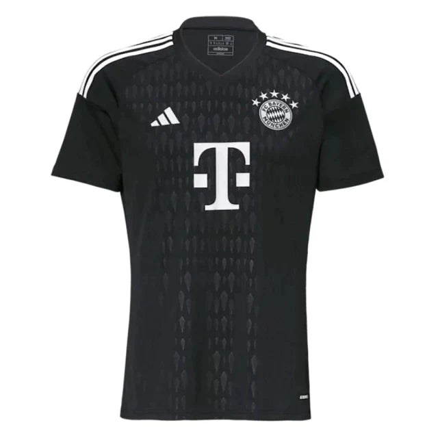 Camisa Bayern de Munique Goleiro Home 23/24 s/n° Torcedor Masculino - Preto