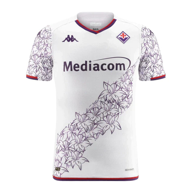 Camisa Fiorentina Away 23/24 s/n° Torcedor Masculino - Branco