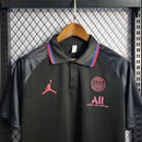 Camisa Polo PSG Preta e Rosa - Lagrife Sport