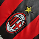 Camisa Manga Longa Rubro Negra Retro Teamgeist Milan 06/07 - Lagrife Sport