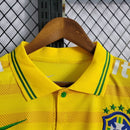 Camisa Polo Listrada <br>Amarelo Brasil - Lagrife Sport