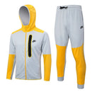 Conjunto Nike Tech Fleece Inside Cinza e Amarelo - Lagrife Sport