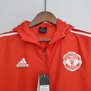 Corta Vento Manchester United Vermelho e Branco - Lagrife Sport