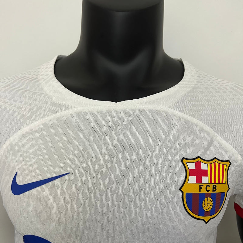 Camisa Barcelona II 23/24 Branca - Nike - Masculino Jogador